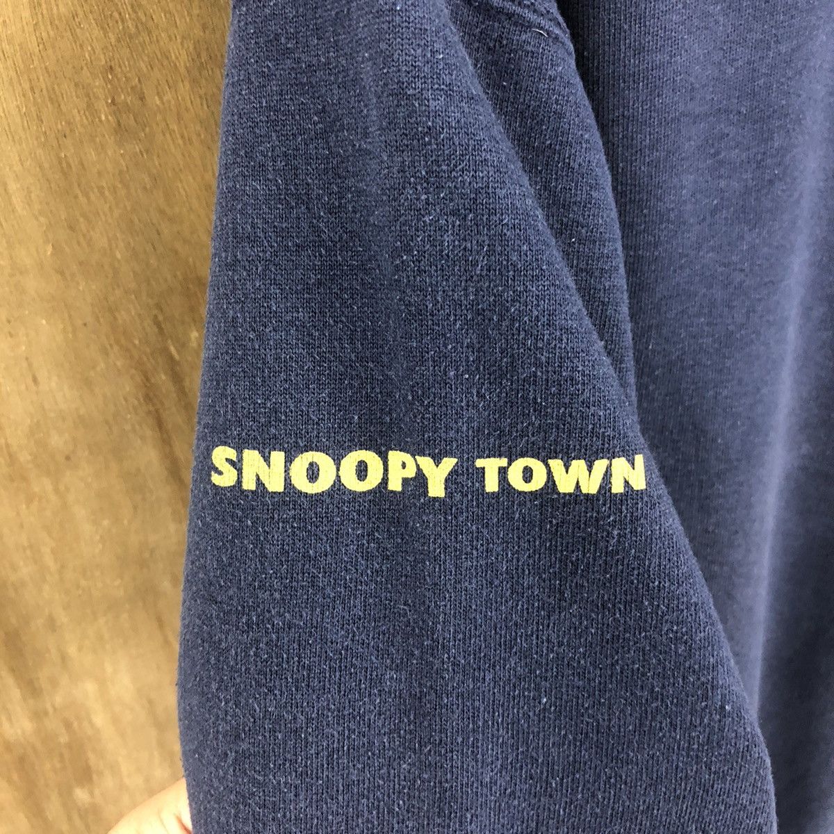 Peanuts Vintage Snoopy Town Dark Blue Sweatshirt #164 Size US M / EU 48-50 / 2 - 8 Thumbnail