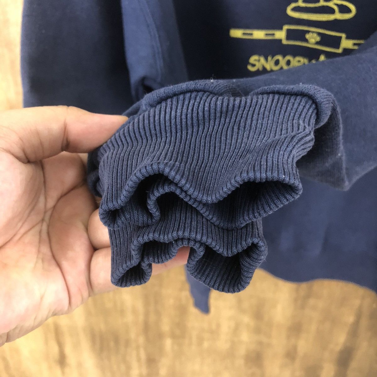 Peanuts Vintage Snoopy Town Dark Blue Sweatshirt #164 Size US M / EU 48-50 / 2 - 5 Thumbnail
