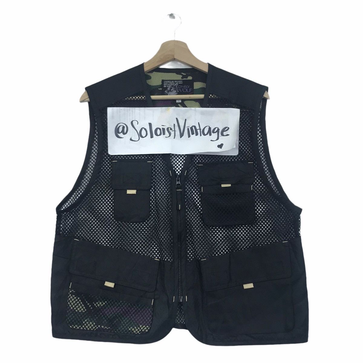 Japanese Brand LONELY WOLF Japanese Brand Camouflage Tactical Vest Fish Size US L / EU 52-54 / 3 - 1 Thumbnail