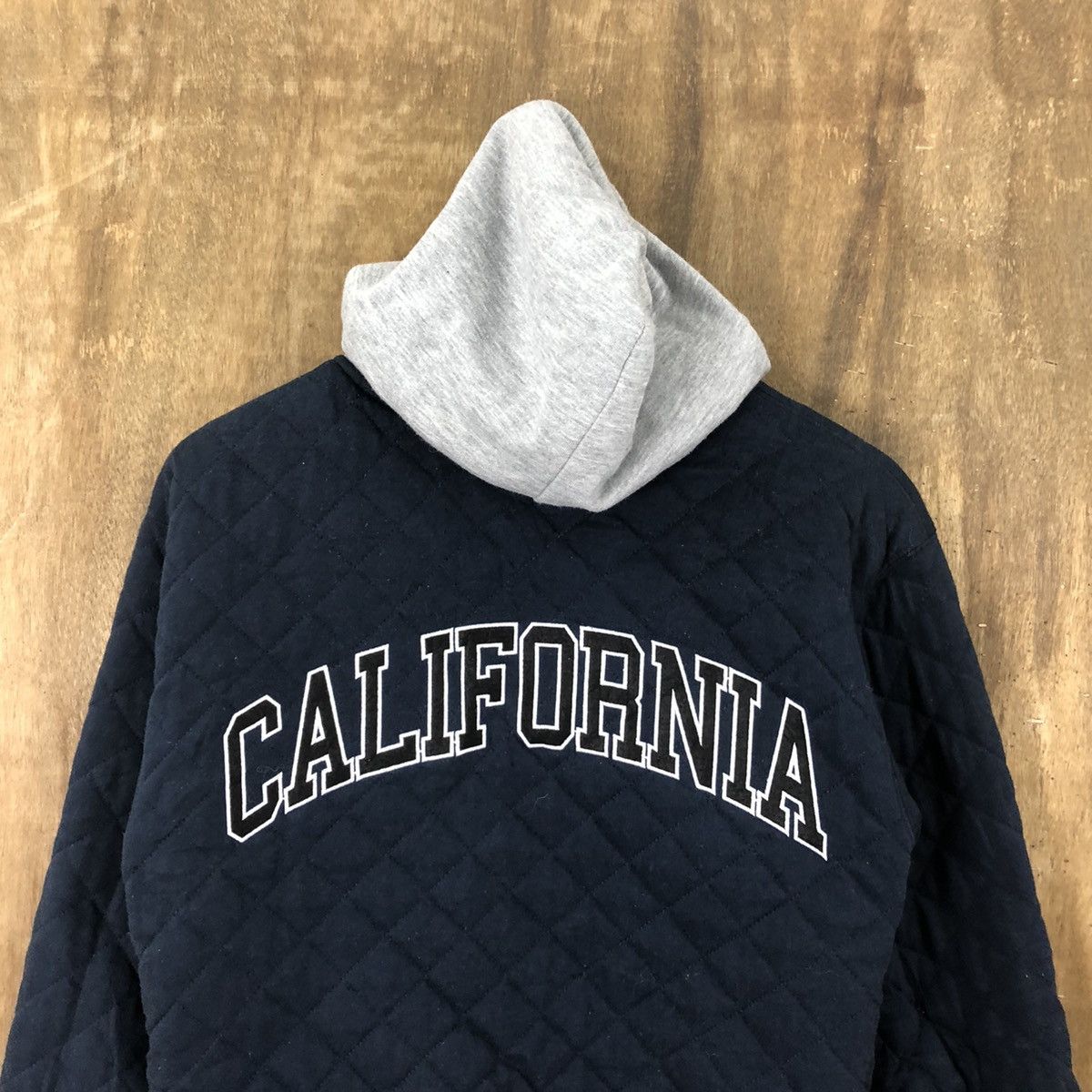 Japanese Brand Vintage Rodeo Crows Zip-Up Hoodie Dark Blue #175 Size US M / EU 48-50 / 2 - 2 Thumbnail