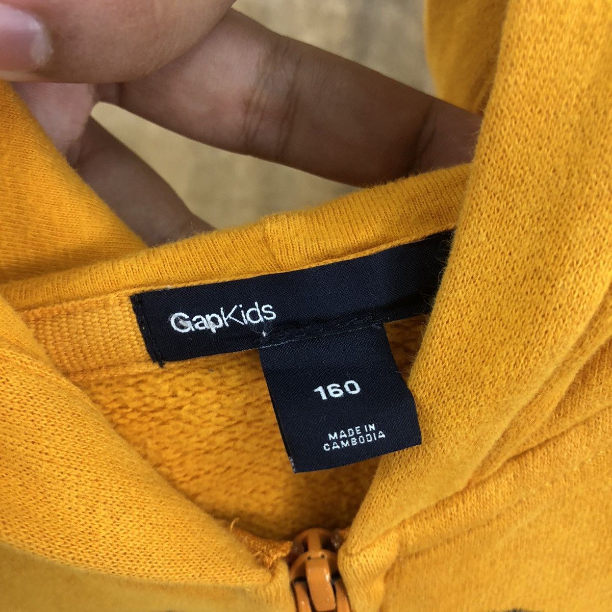 Gap × Japanese Brand Gap Yellow Hoodie #166 Size US M / EU 48-50 / 2 - 7 Thumbnail