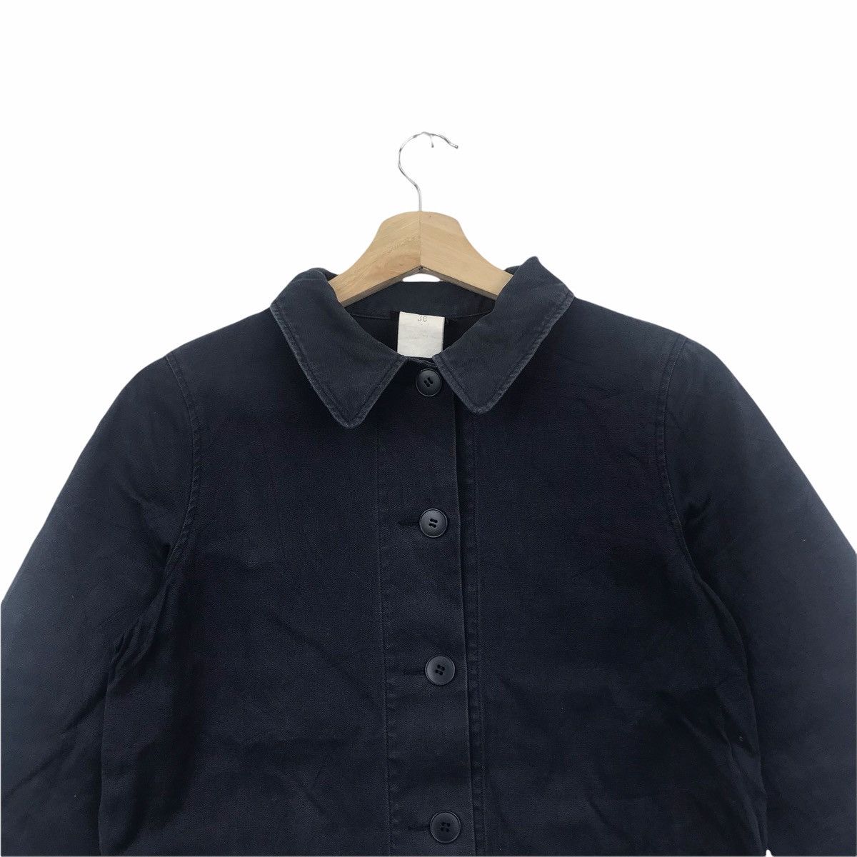 agnes b. AGNES B PARIS Japanese Brand Black Coat Jacket Size US S / EU 44-46 / 1 - 2 Thumbnail
