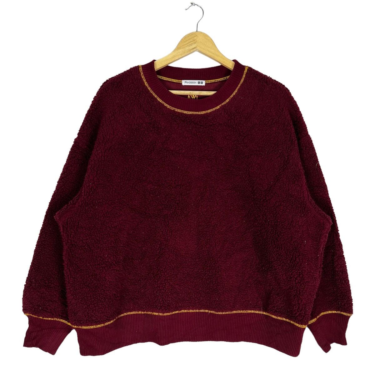 Uniqlo JwAnderson fleece deep pile sweatshirt