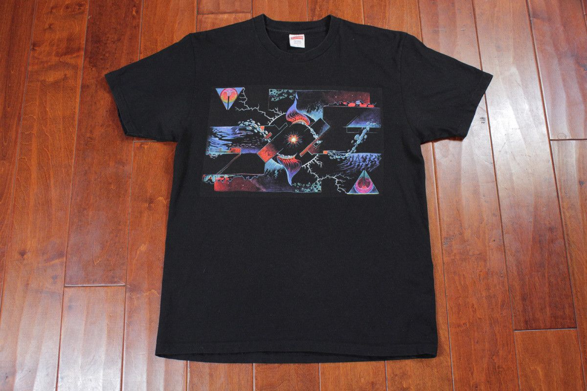 Supreme Supreme Nicholson SS15 Trip Galaxy Logo Black Mens T Shirt Size US L / EU 52-54 / 3 - 1 Thumbnail