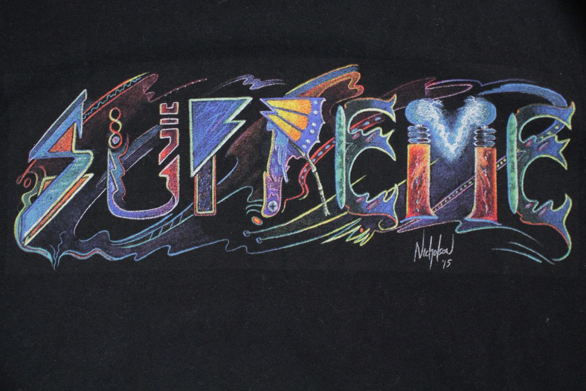 Supreme Supreme Nicholson SS15 Trip Galaxy Logo Black Mens T Shirt Size US L / EU 52-54 / 3 - 6 Thumbnail
