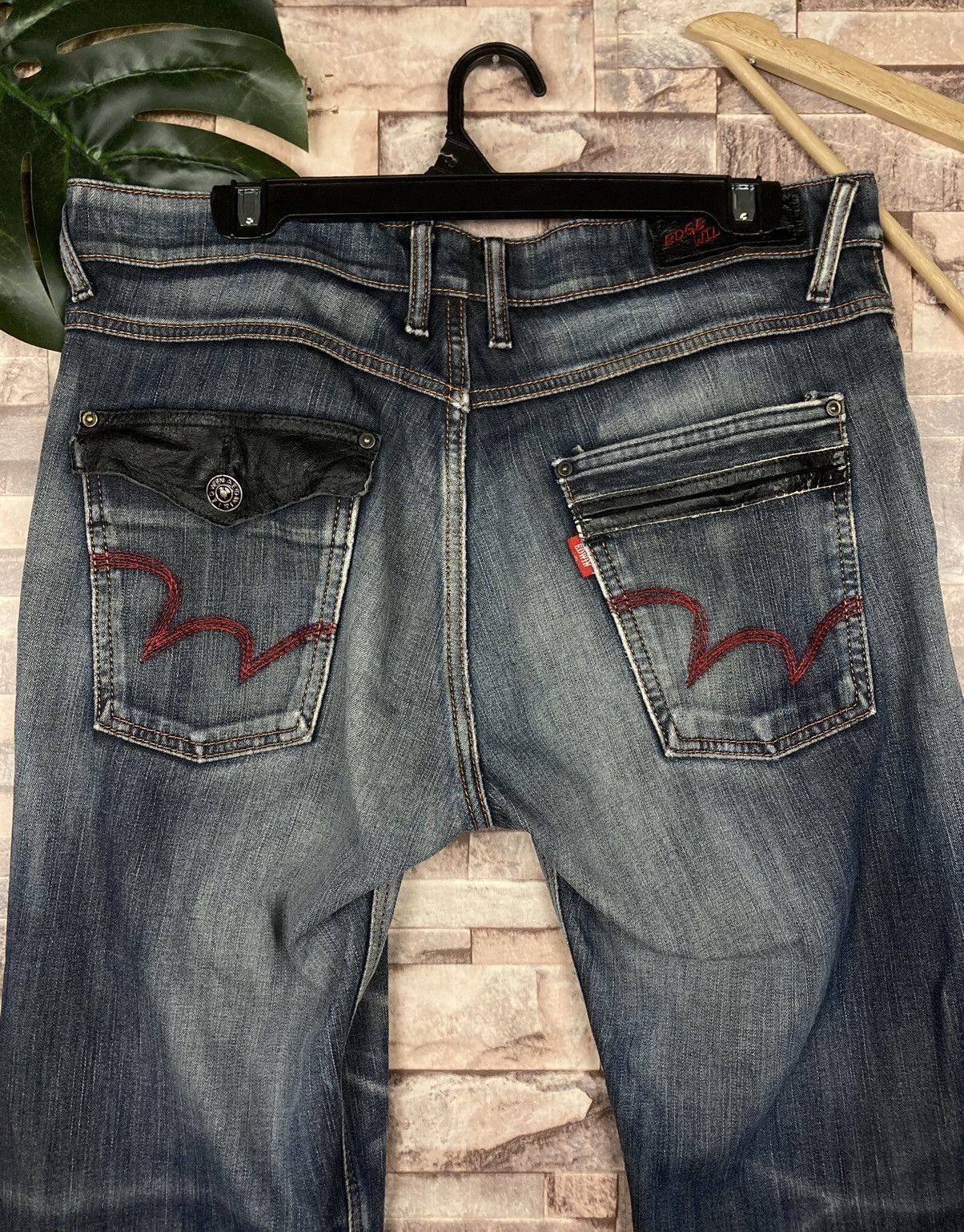 Edwin Vintage Edwin Edge Of Blue Jeans Distressed Size US 33 - 4 Thumbnail