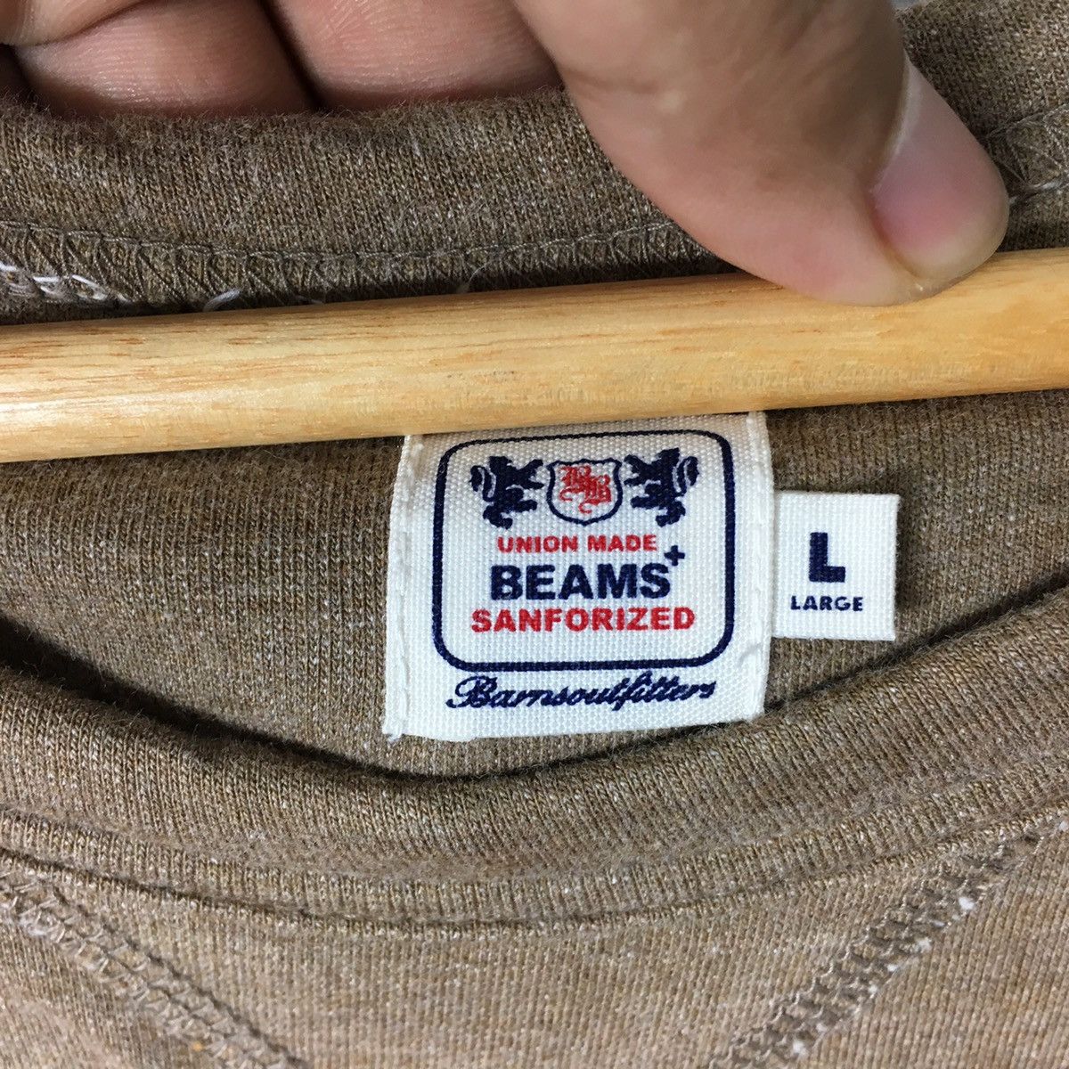 Japanese Brand BEAMS UNION MADE SanforizedJapanese Brand Brown Sweatshirt Size US L / EU 52-54 / 3 - 3 Thumbnail