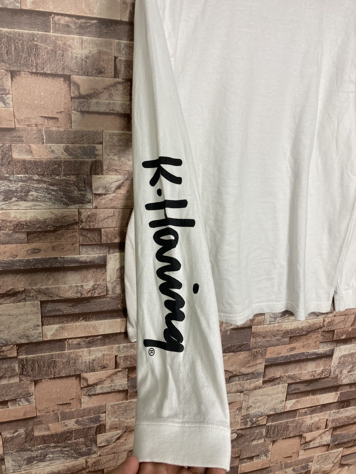 Keith Haring KEITH HARING Long Sleeve Big Logo #T6-8 Size US M / EU 48-50 / 2 - 3 Thumbnail