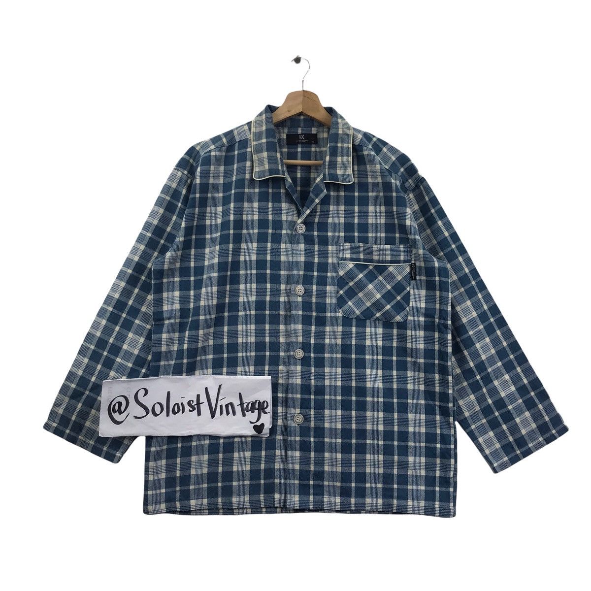 Hiroko Koshino Homme HIROKO KOSHINO RELAXING Check Japanese Brand Shirt Size US M / EU 48-50 / 2 - 1 Thumbnail