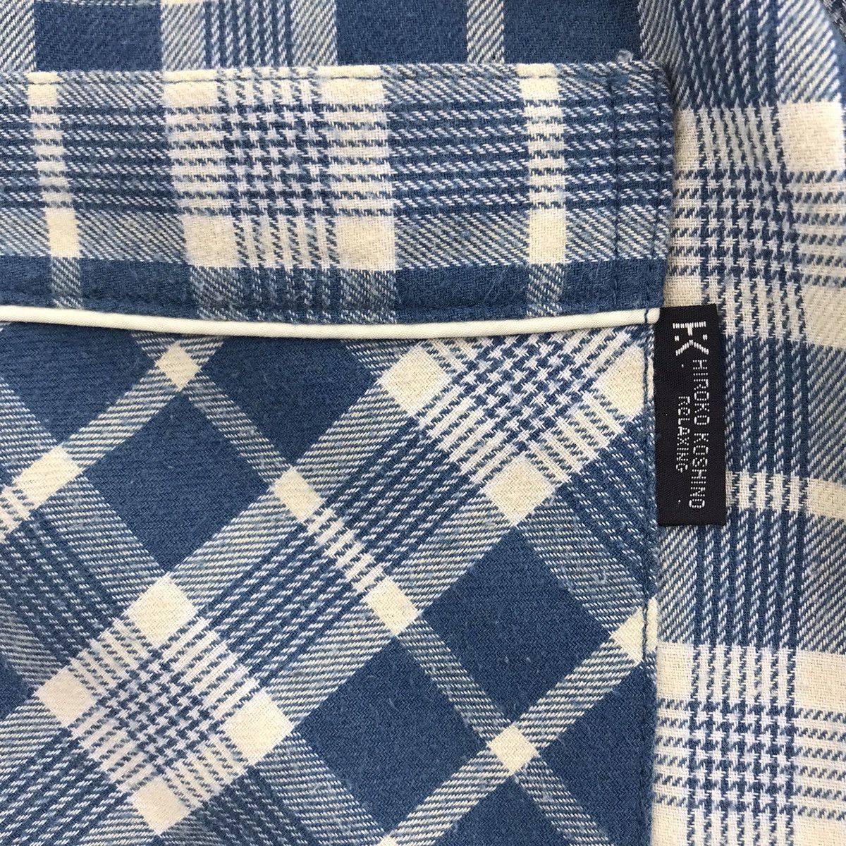 Hiroko Koshino Homme HIROKO KOSHINO RELAXING Check Japanese Brand Shirt Size US M / EU 48-50 / 2 - 4 Thumbnail