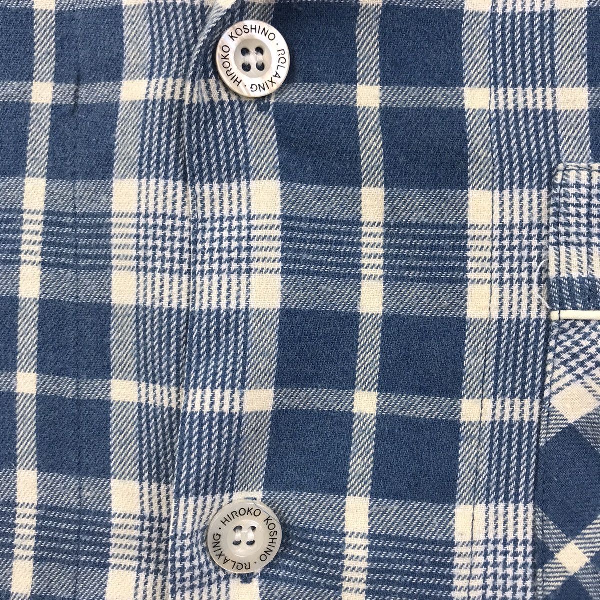 Hiroko Koshino Homme HIROKO KOSHINO RELAXING Check Japanese Brand Shirt Size US M / EU 48-50 / 2 - 5 Thumbnail