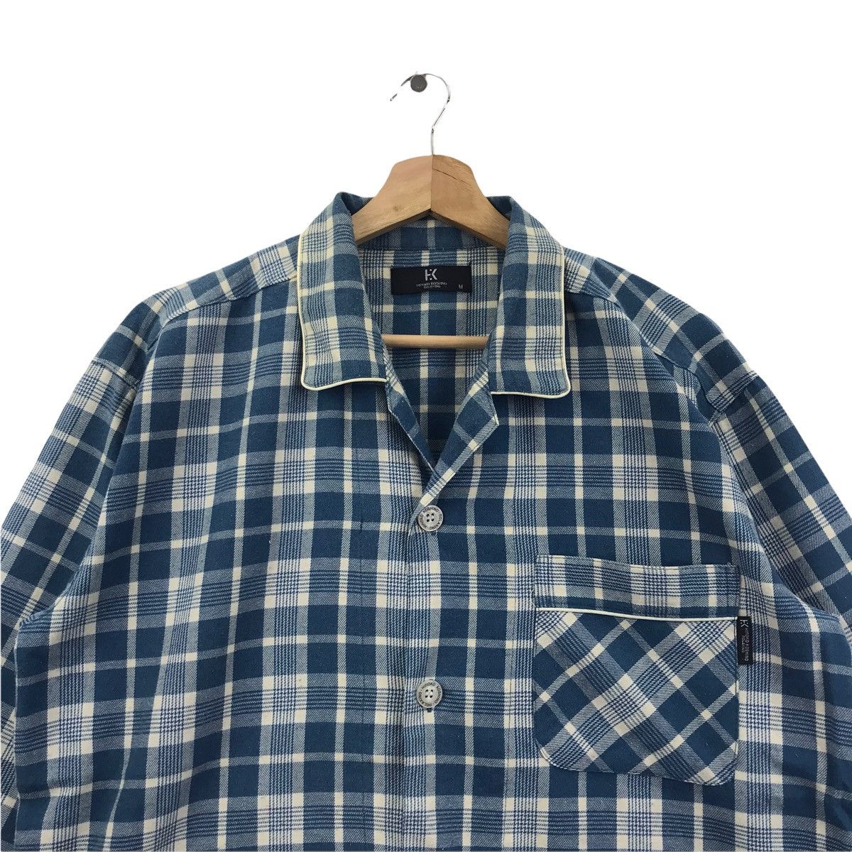 Hiroko Koshino Homme HIROKO KOSHINO RELAXING Check Japanese Brand Shirt Size US M / EU 48-50 / 2 - 2 Thumbnail