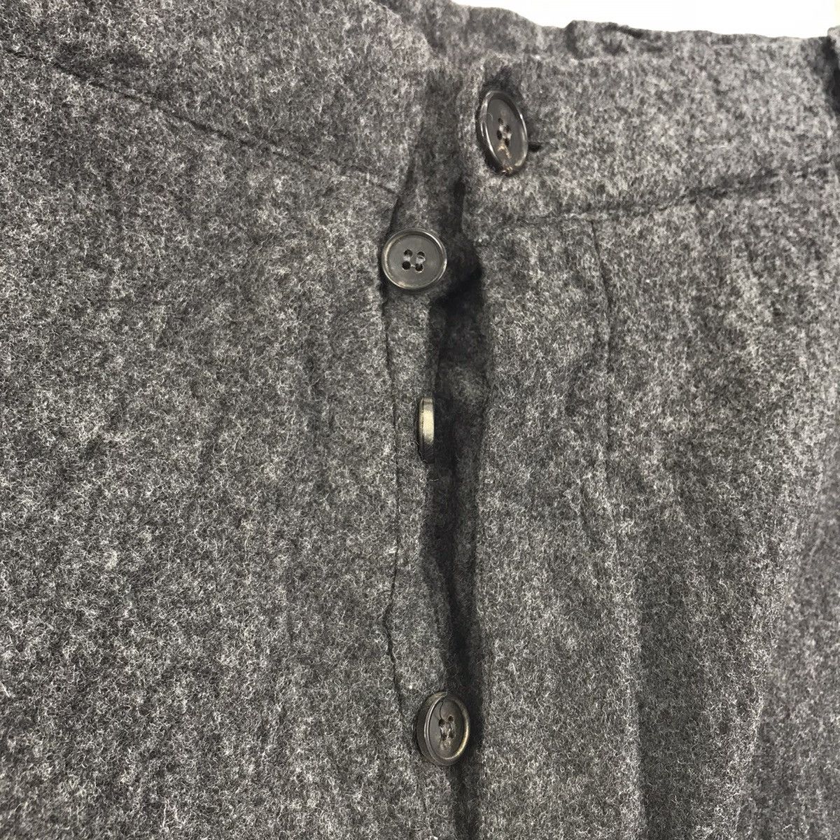 Japanese Brand LUCQUES Japanese Brand Wool Casual Grey Trousers Pant Size US 36 / EU 52 - 3 Thumbnail