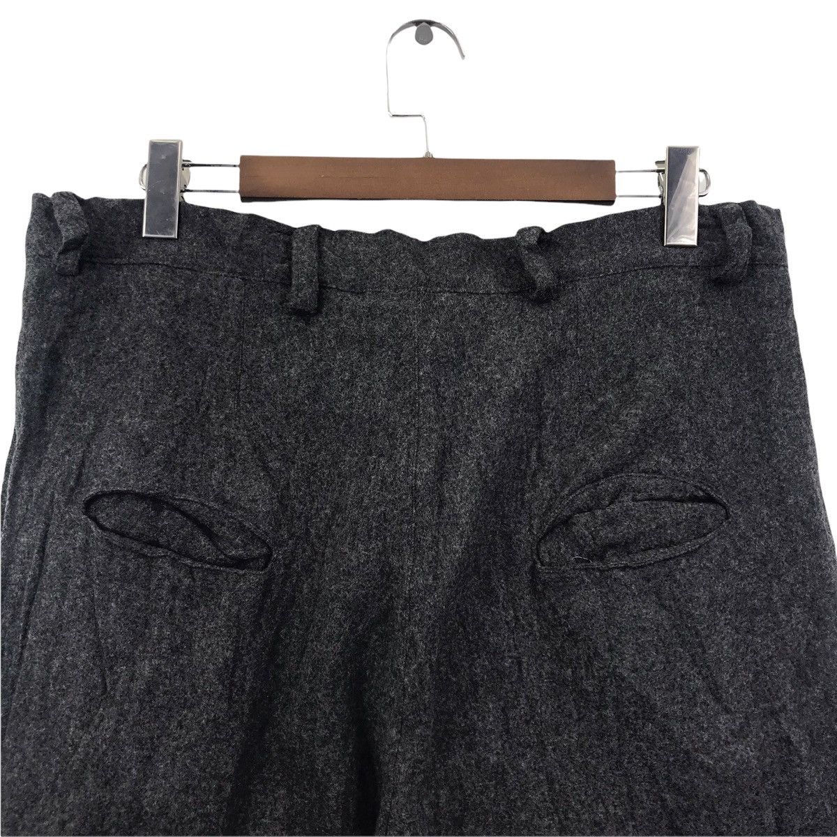 Japanese Brand LUCQUES Japanese Brand Wool Casual Grey Trousers Pant Size US 36 / EU 52 - 9 Thumbnail
