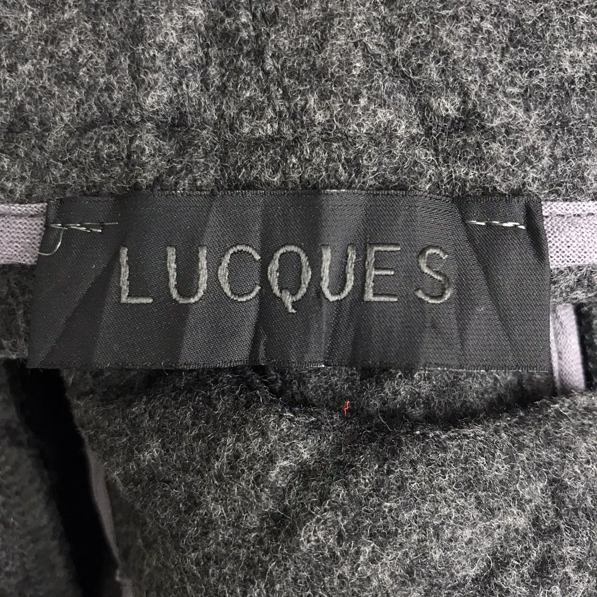 Japanese Brand LUCQUES Japanese Brand Wool Casual Grey Trousers Pant Size US 36 / EU 52 - 4 Thumbnail