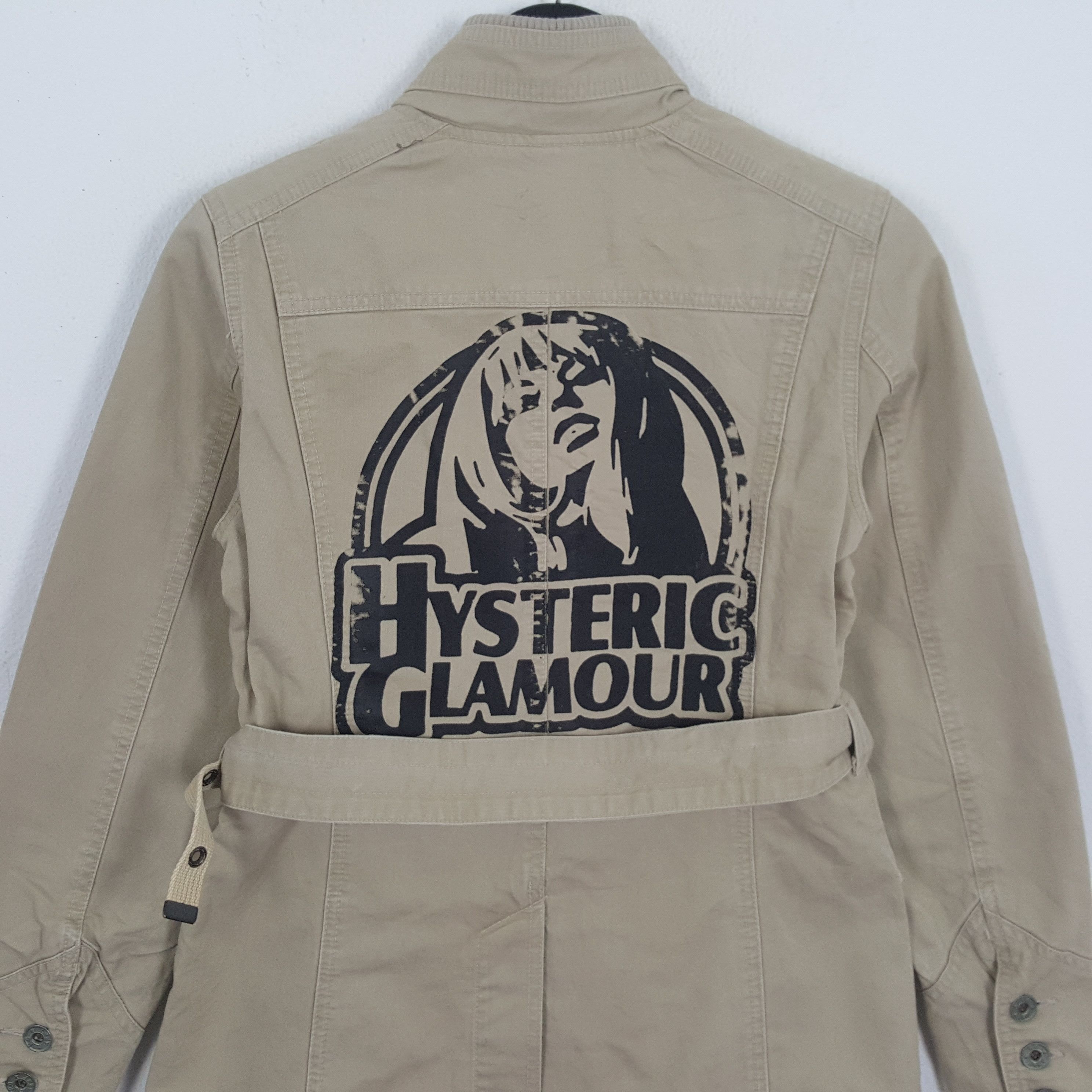 Hysteric Glamour HYSTERIC GLAMOUR Japanese Brand Custom Art Trench Jacket Size XS / US 0-2 / IT 36-38 - 2 Thumbnail