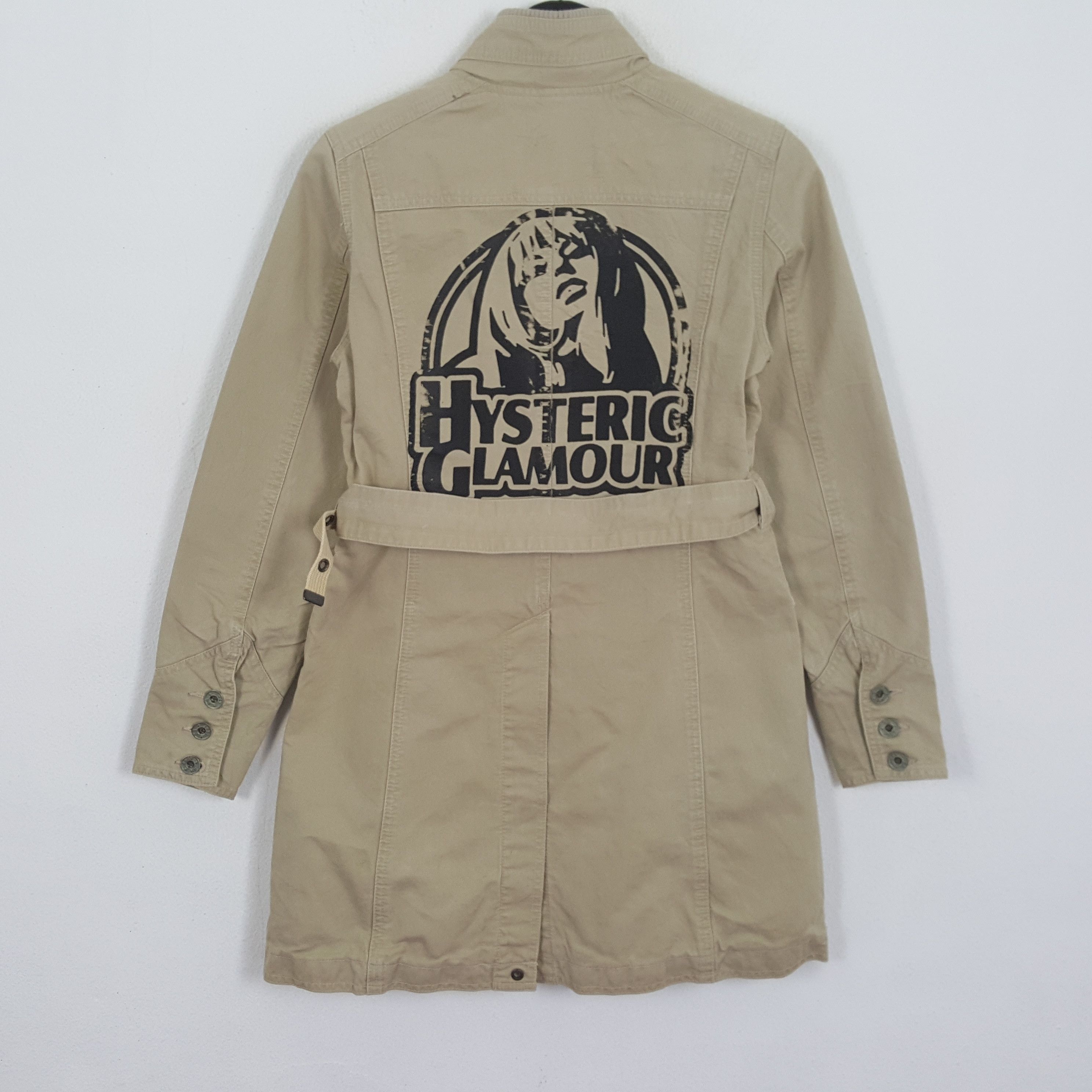 Hysteric Glamour HYSTERIC GLAMOUR Japanese Brand Custom Art Trench Jacket Size XS / US 0-2 / IT 36-38 - 1 Thumbnail