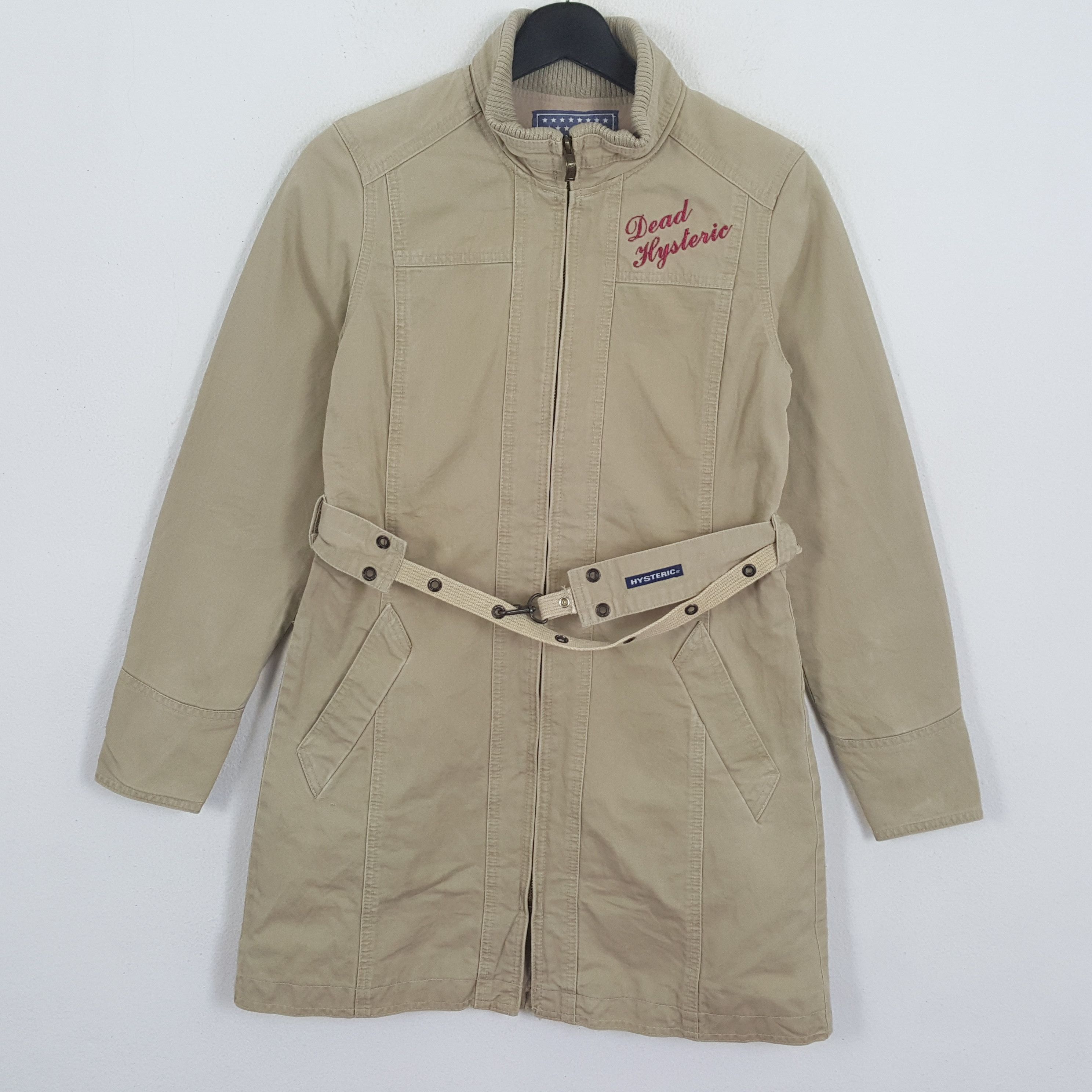 Hysteric Glamour HYSTERIC GLAMOUR Japanese Brand Custom Art Trench Jacket Size XS / US 0-2 / IT 36-38 - 3 Thumbnail