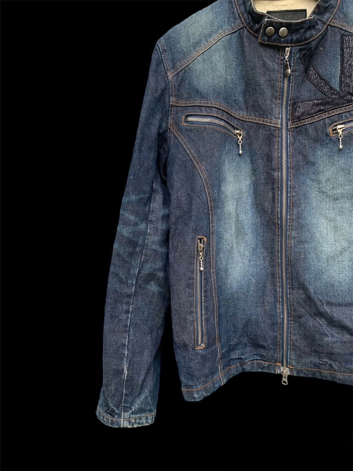 JACKROSE JACK ROSE VINTAGE ❌ THE ROLLING STONES DENIM JACKET Size US M / EU 48-50 / 2 - 5 Thumbnail