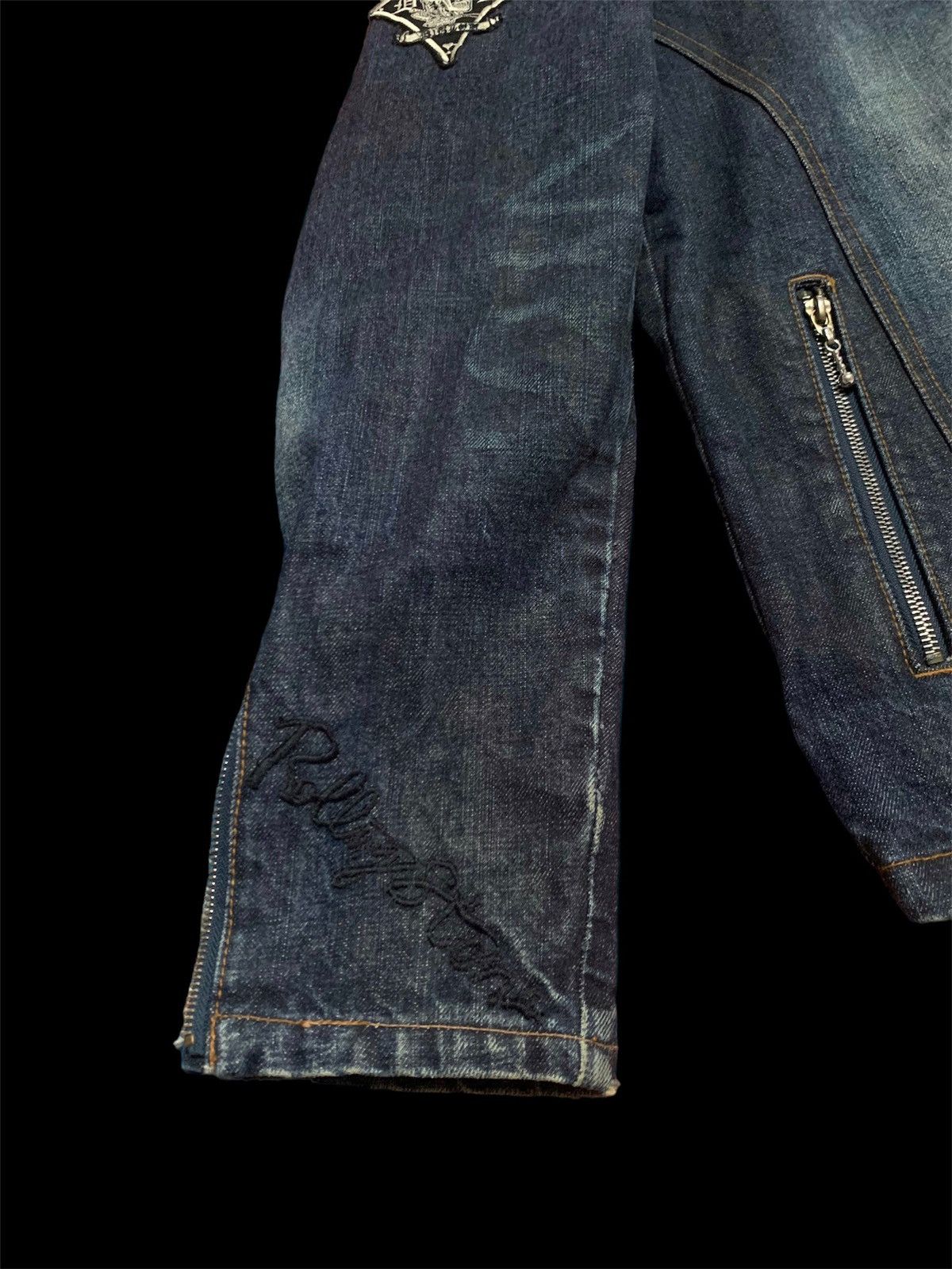 JACKROSE JACK ROSE VINTAGE ❌ THE ROLLING STONES DENIM JACKET Size US M / EU 48-50 / 2 - 12 Thumbnail