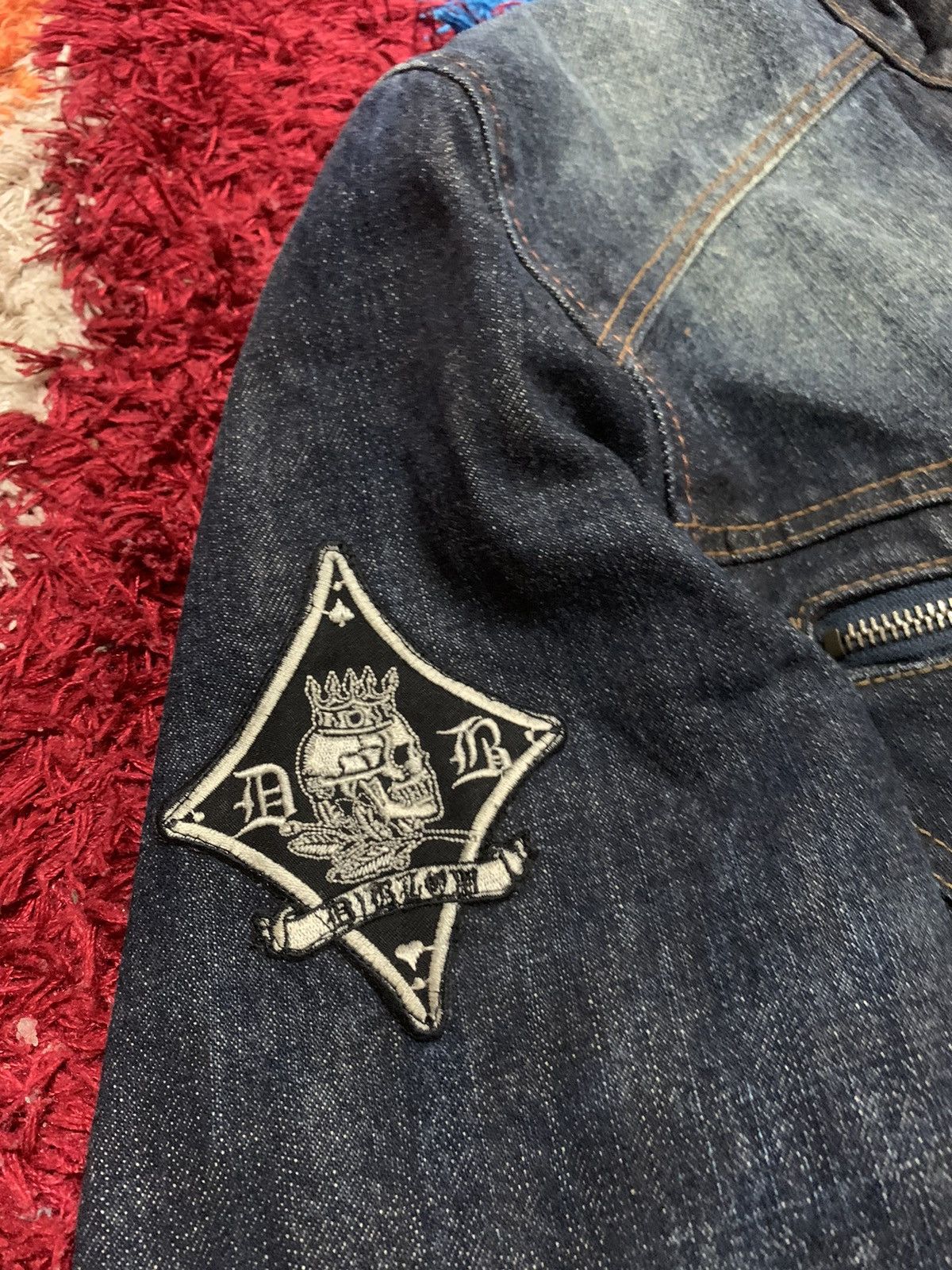JACKROSE JACK ROSE VINTAGE ❌ THE ROLLING STONES DENIM JACKET Size US M / EU 48-50 / 2 - 16 Thumbnail