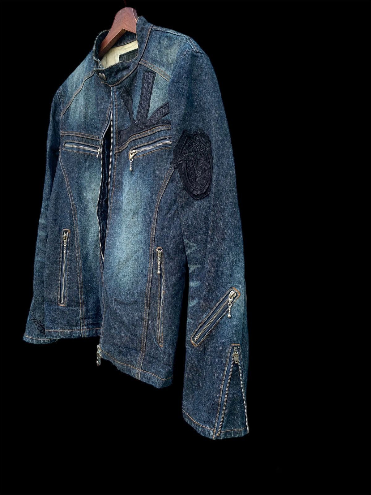 JACKROSE JACK ROSE VINTAGE ❌ THE ROLLING STONES DENIM JACKET Size US M / EU 48-50 / 2 - 3 Thumbnail