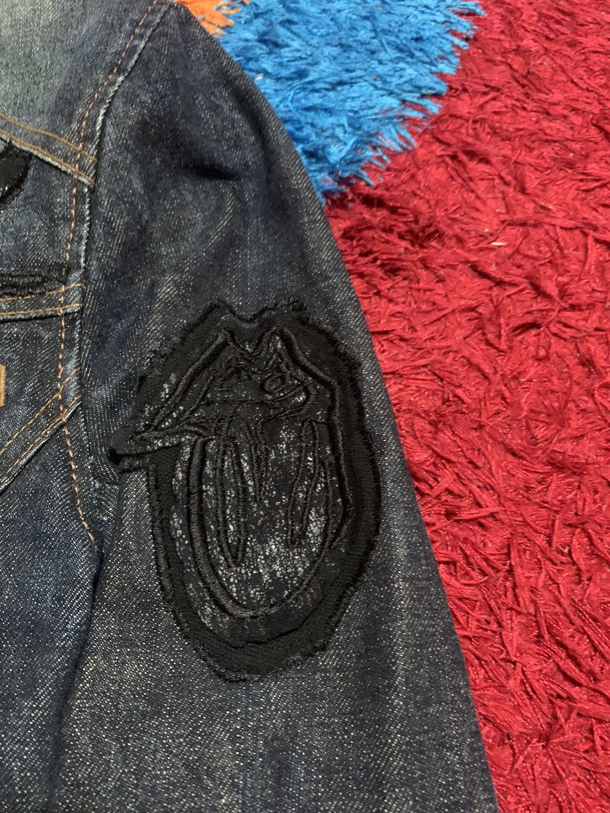 JACKROSE JACK ROSE VINTAGE ❌ THE ROLLING STONES DENIM JACKET Size US M / EU 48-50 / 2 - 17 Thumbnail