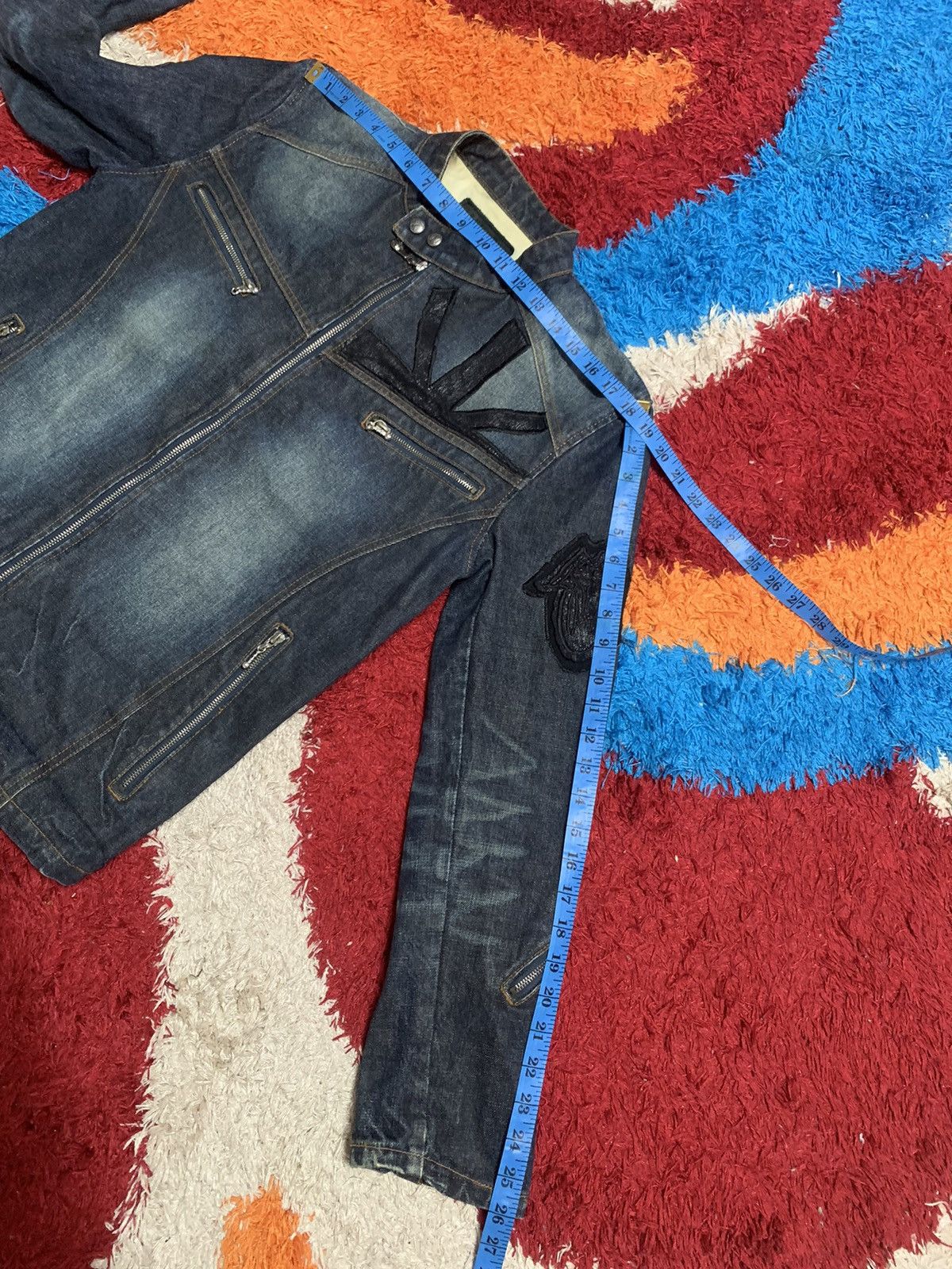 JACKROSE JACK ROSE VINTAGE ❌ THE ROLLING STONES DENIM JACKET Size US M / EU 48-50 / 2 - 25 Thumbnail