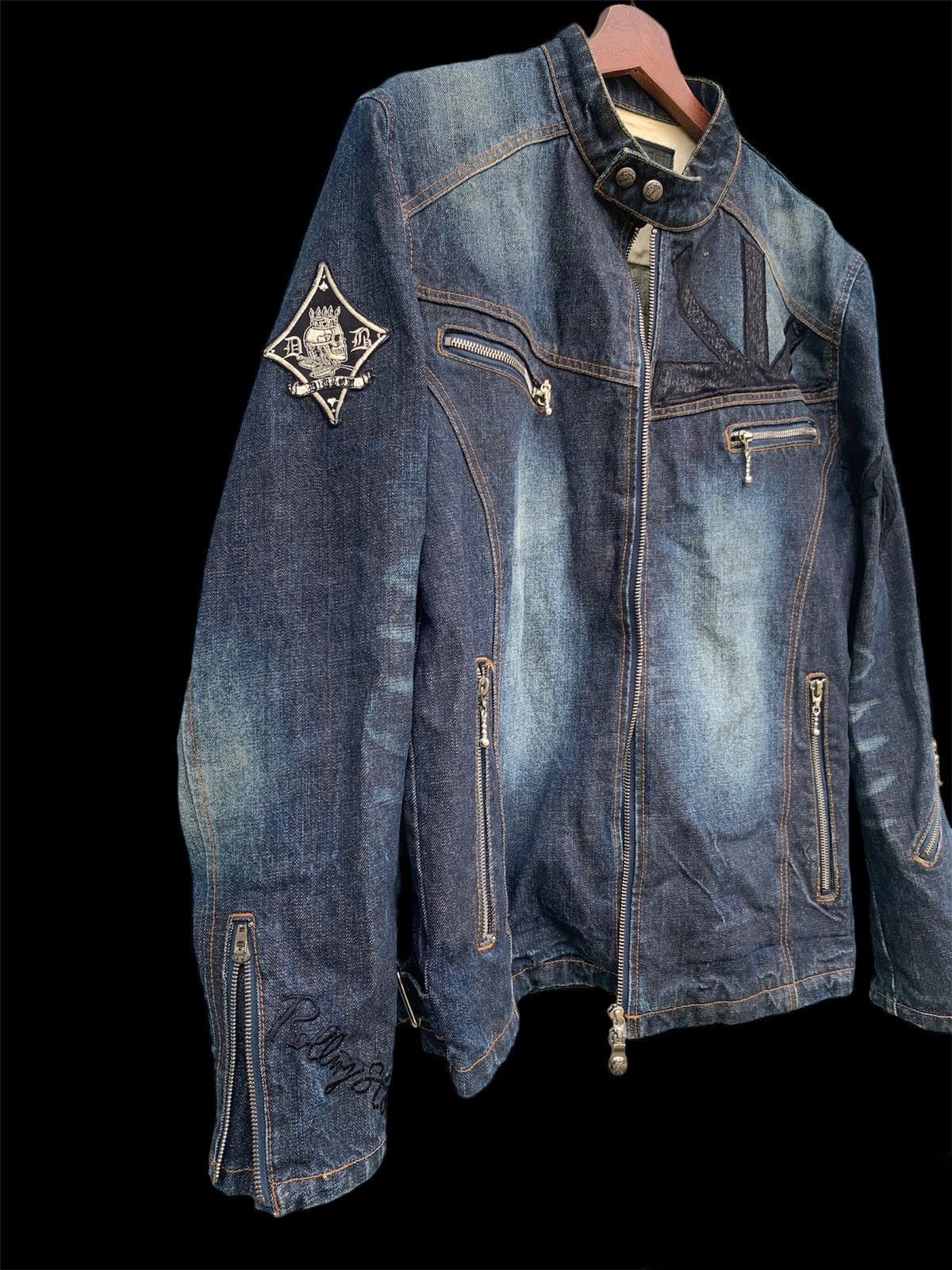 JACKROSE JACK ROSE VINTAGE ❌ THE ROLLING STONES DENIM JACKET Size US M / EU 48-50 / 2 - 4 Thumbnail