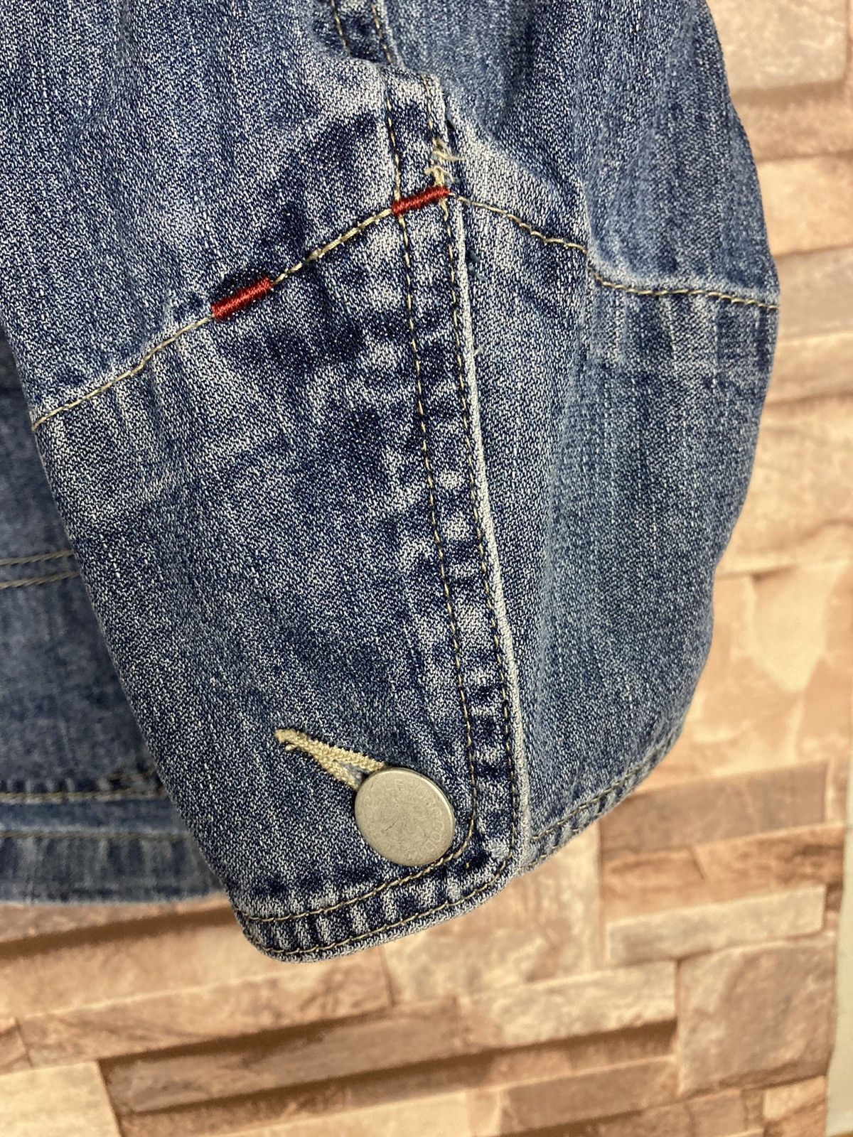 Japanese Brand × Lacoste Crocodile Denim Long Sleeve #T23-1 Size US L / EU 52-54 / 3 - 4 Thumbnail