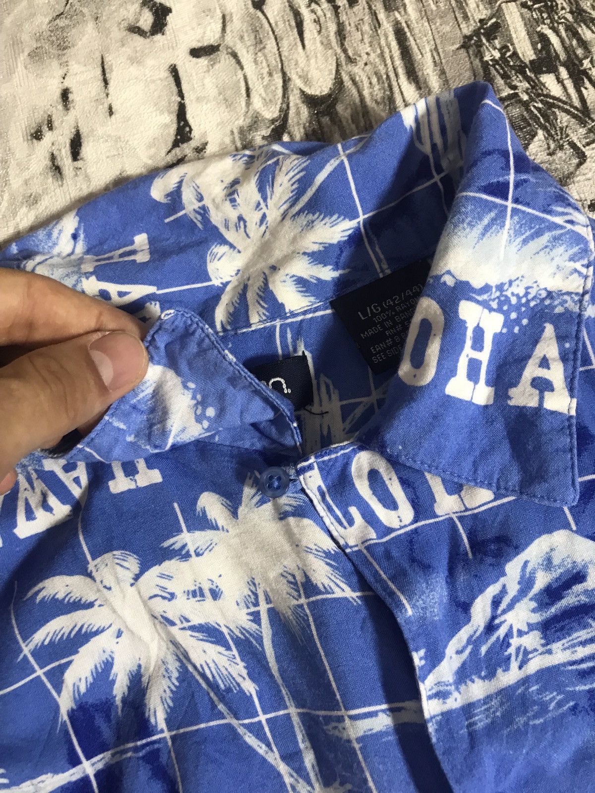 Vintage Vintage Hawaiian Shirt Size US L / EU 52-54 / 3 - 6 Thumbnail
