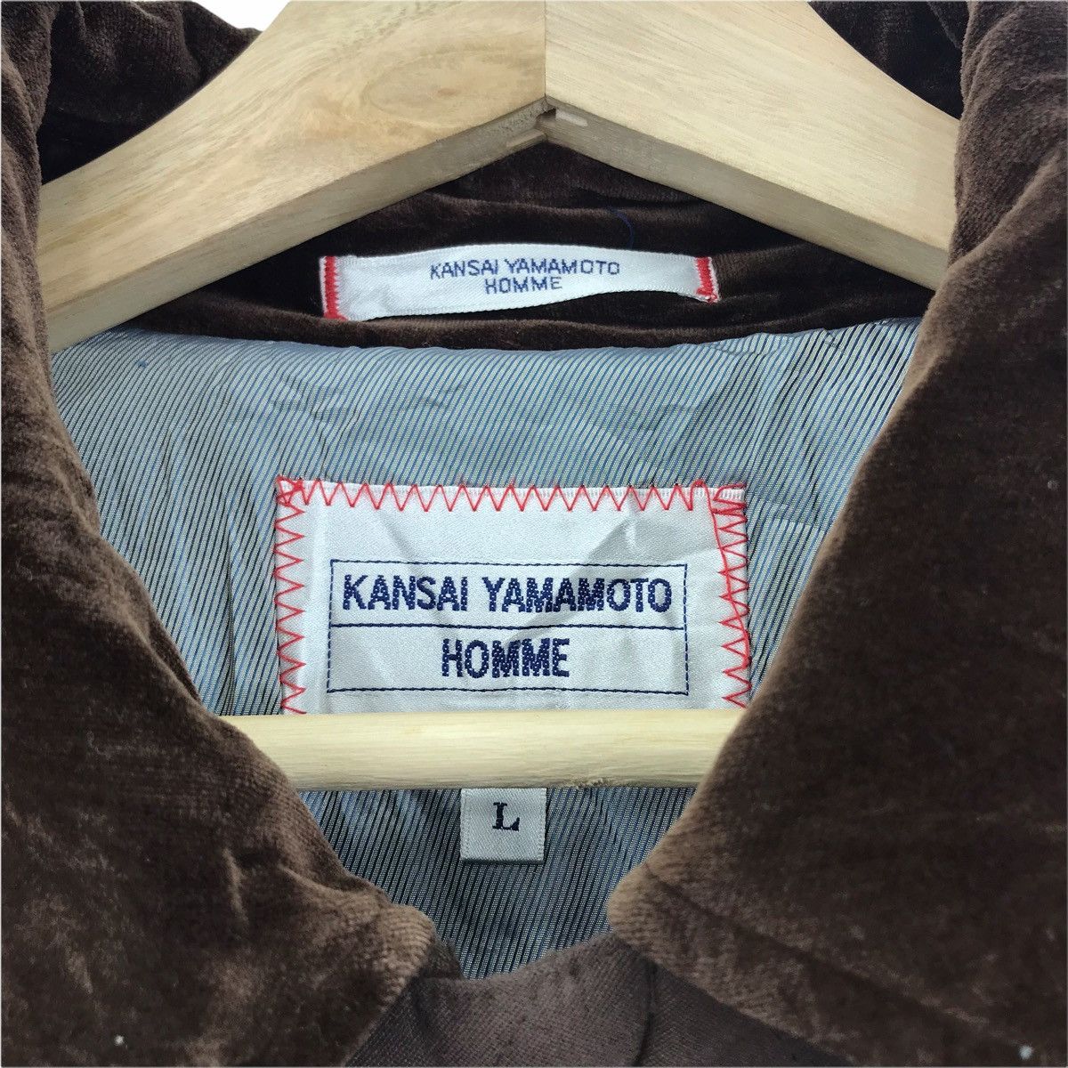 Kansai Yamamoto Vintage KANSAI YAMAMOTO HOMME Japan Overcoat Coat Size US L / EU 52-54 / 3 - 5 Thumbnail