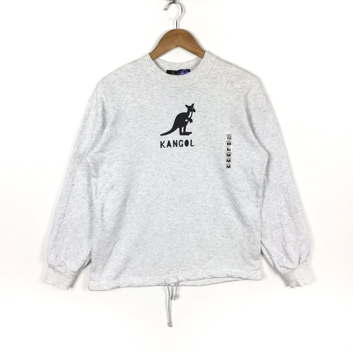 NWT KANGOL SPORT Big Print Streetwear Hip Hop Sweatshirt