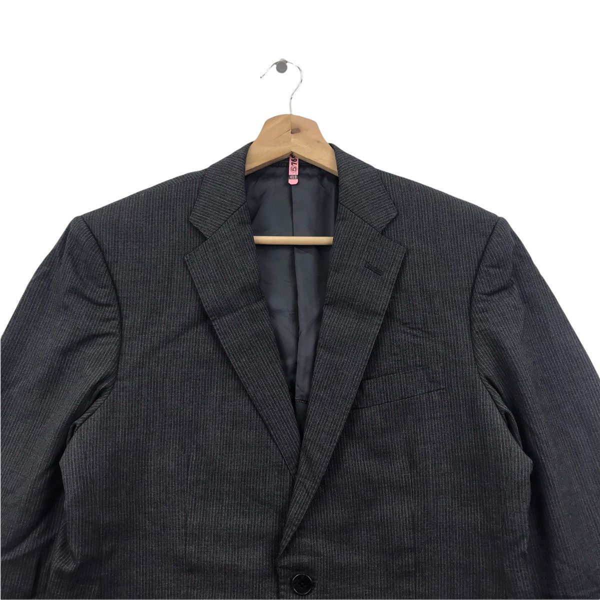 Kansai Yamamoto KANSAI YAMAMOTO Japanese Brand Stripes Coat Jacket Blazer Size US M / EU 48-50 / 2 - 2 Thumbnail