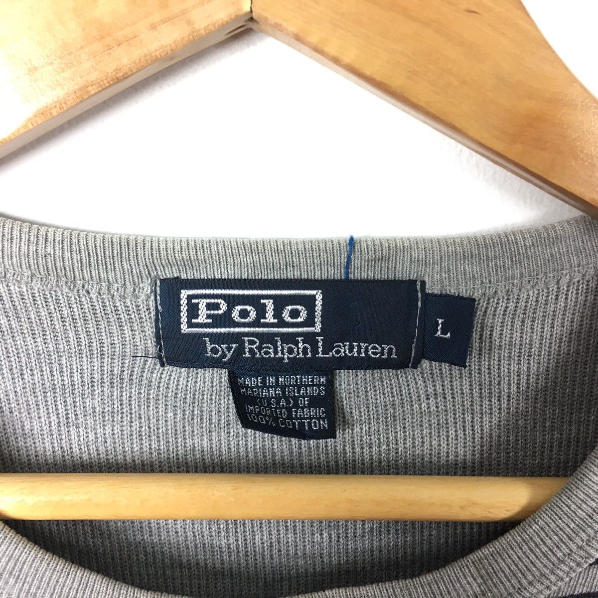 Polo Ralph Lauren POLO RALPH LAUREN Stripes Black Grey Crew Neck Sweatshirt Size US L / EU 52-54 / 3 - 3 Thumbnail