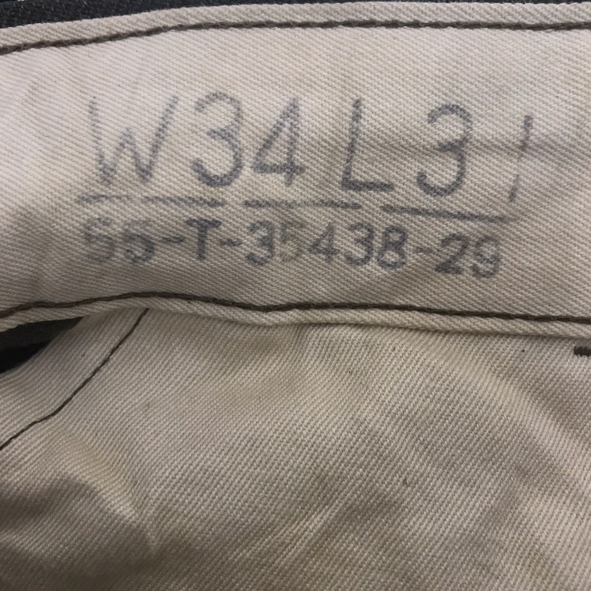Vintage Vintage 50s US ARMY MILITARY World War Green Trousers Pant Size US 33 - 3 Thumbnail