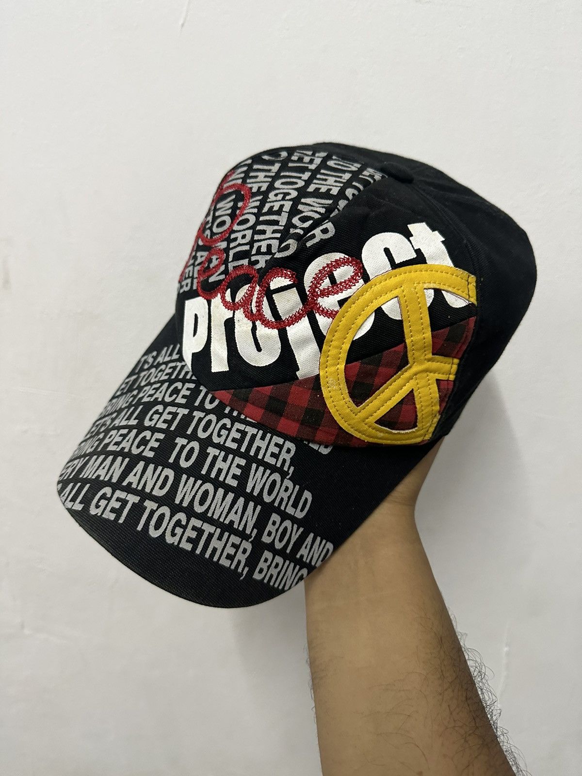 Japanese Brand Project Peace Full Print Baseball Hat Size ONE SIZE - 1 Thumbnail
