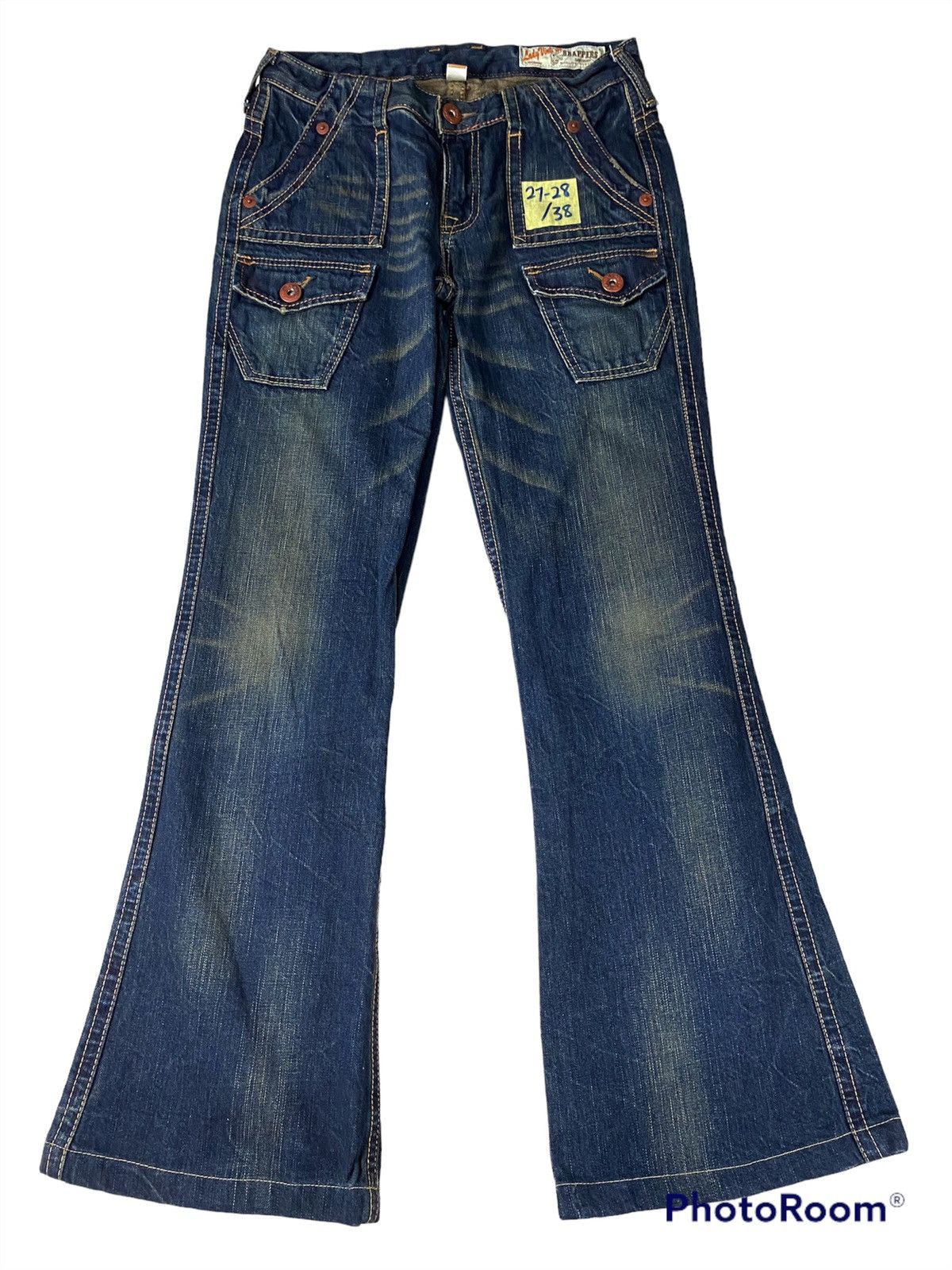 Vintage 🔥BINDING NOW🔥Vintage Jeans Brappers Bushpant bootcut denim Size 28" / US 6 / IT 42 - 15 Thumbnail