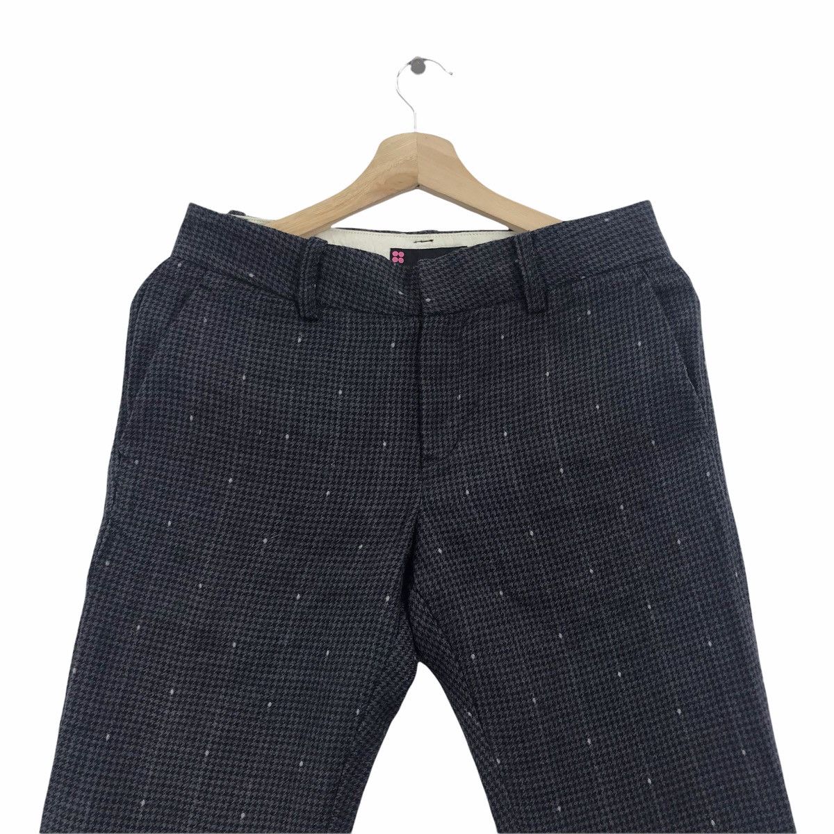 United Arrows UNITED ARROW Japanese Brand Wool Grey Casual Trousers Pant Size US 28 / EU 44 - 2 Thumbnail
