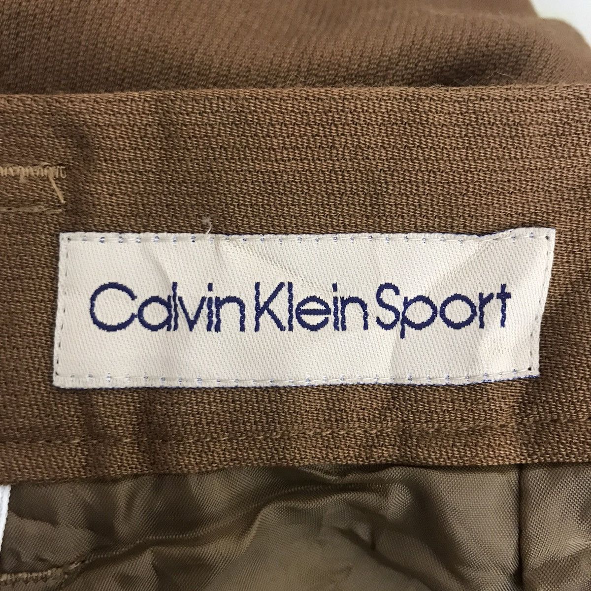 Calvin Klein Vintage CALVIN KLEIN SPORT Ck Brand Brown Trousers Pant Size US 26 / EU 42 - 3 Thumbnail