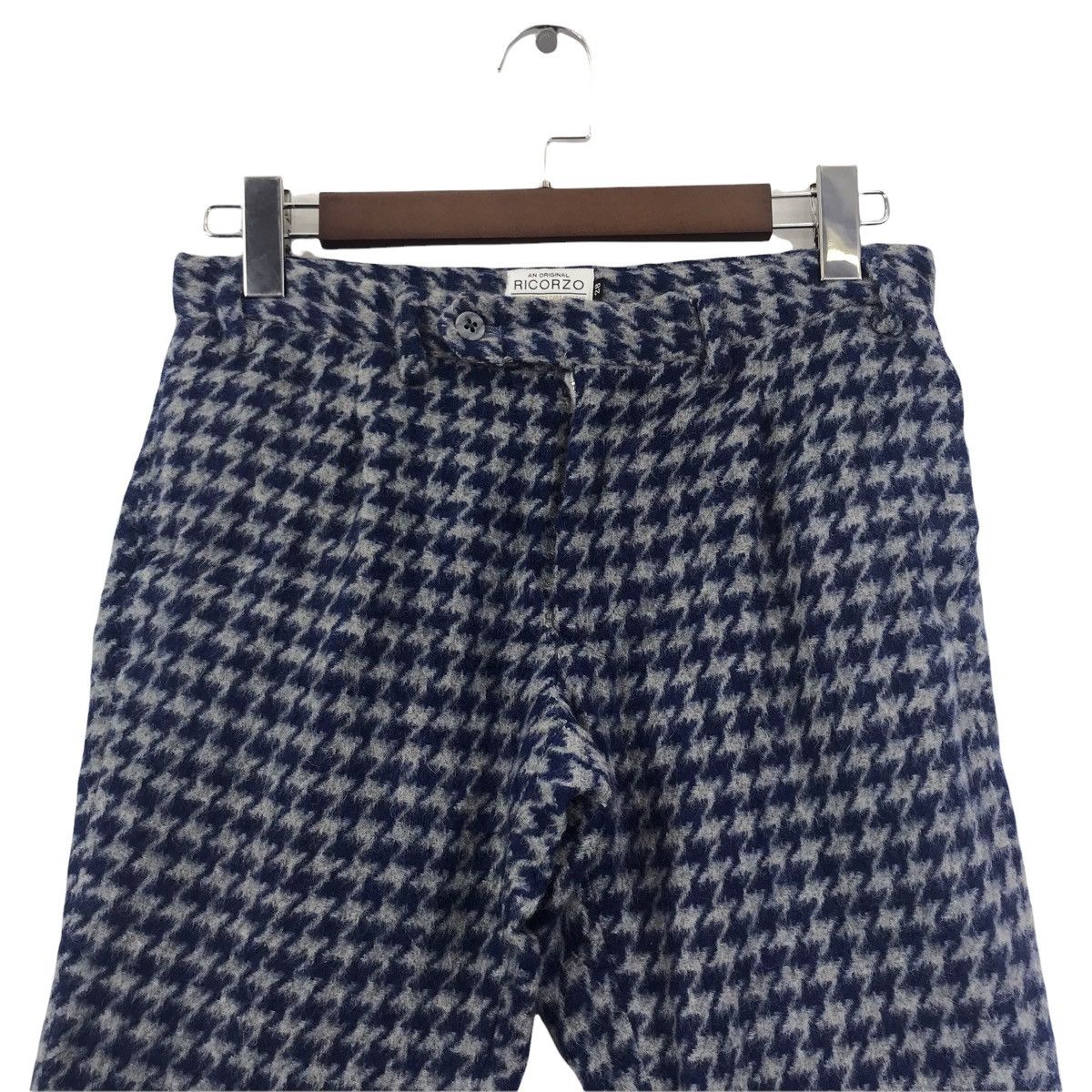 Japanese Brand RICORZO HOUNDSTOOTH Japanese Brand Wool Trousers Pant Size US 30 / EU 46 - 2 Thumbnail