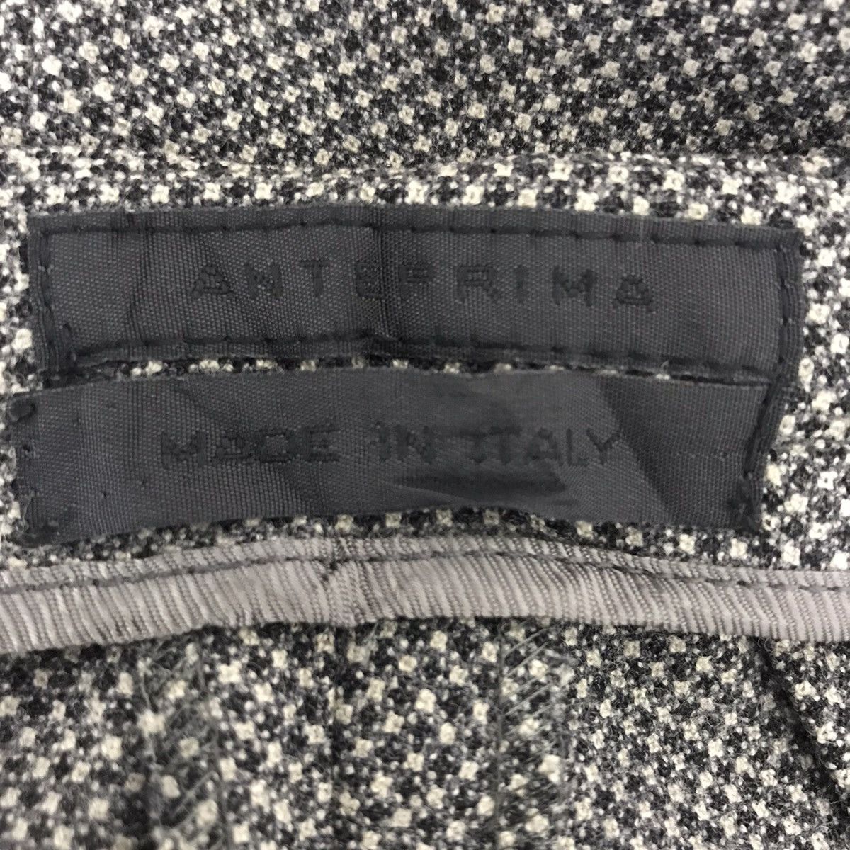 Vintage ANTEPRIMA HERRINGBONE ITALY Brand Designer Wool TrousersPant Size US 26 / EU 42 - 3 Thumbnail