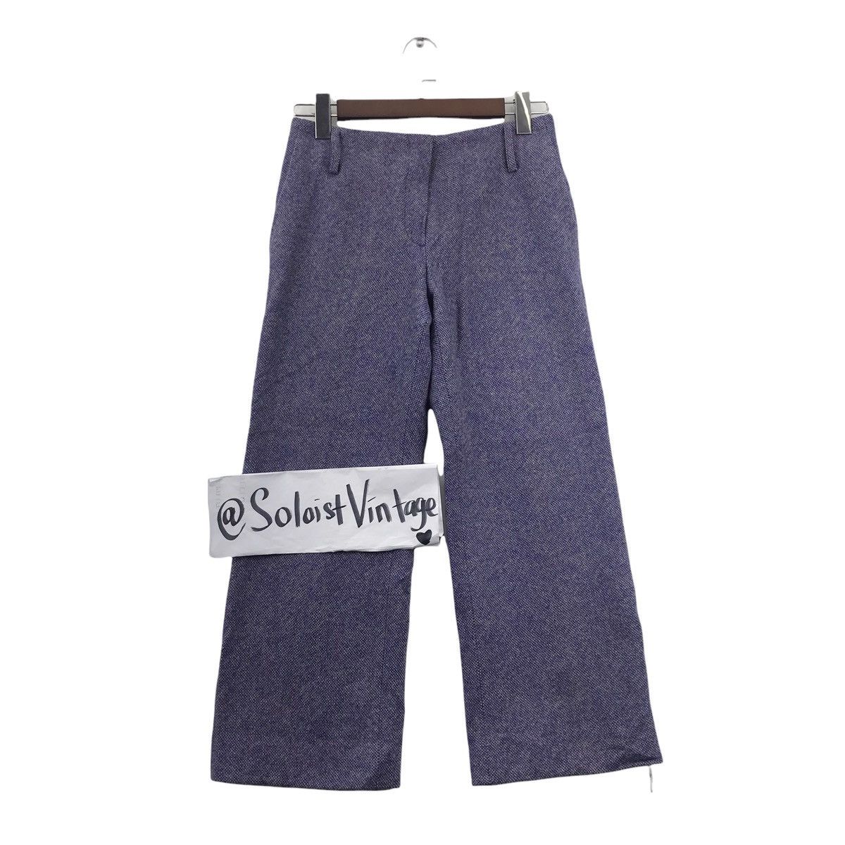 Junko Shimada 49AV JUNKO SHIMADA Herringbone Japanese Brand Wool Trousers Size US 27 - 1 Thumbnail