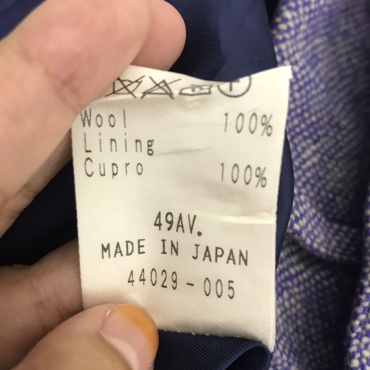 Junko Shimada 49AV JUNKO SHIMADA Herringbone Japanese Brand Wool Trousers Size US 27 - 5 Thumbnail