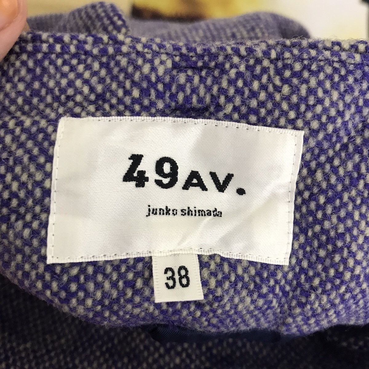 Junko Shimada 49AV JUNKO SHIMADA Herringbone Japanese Brand Wool Trousers Size US 27 - 3 Thumbnail