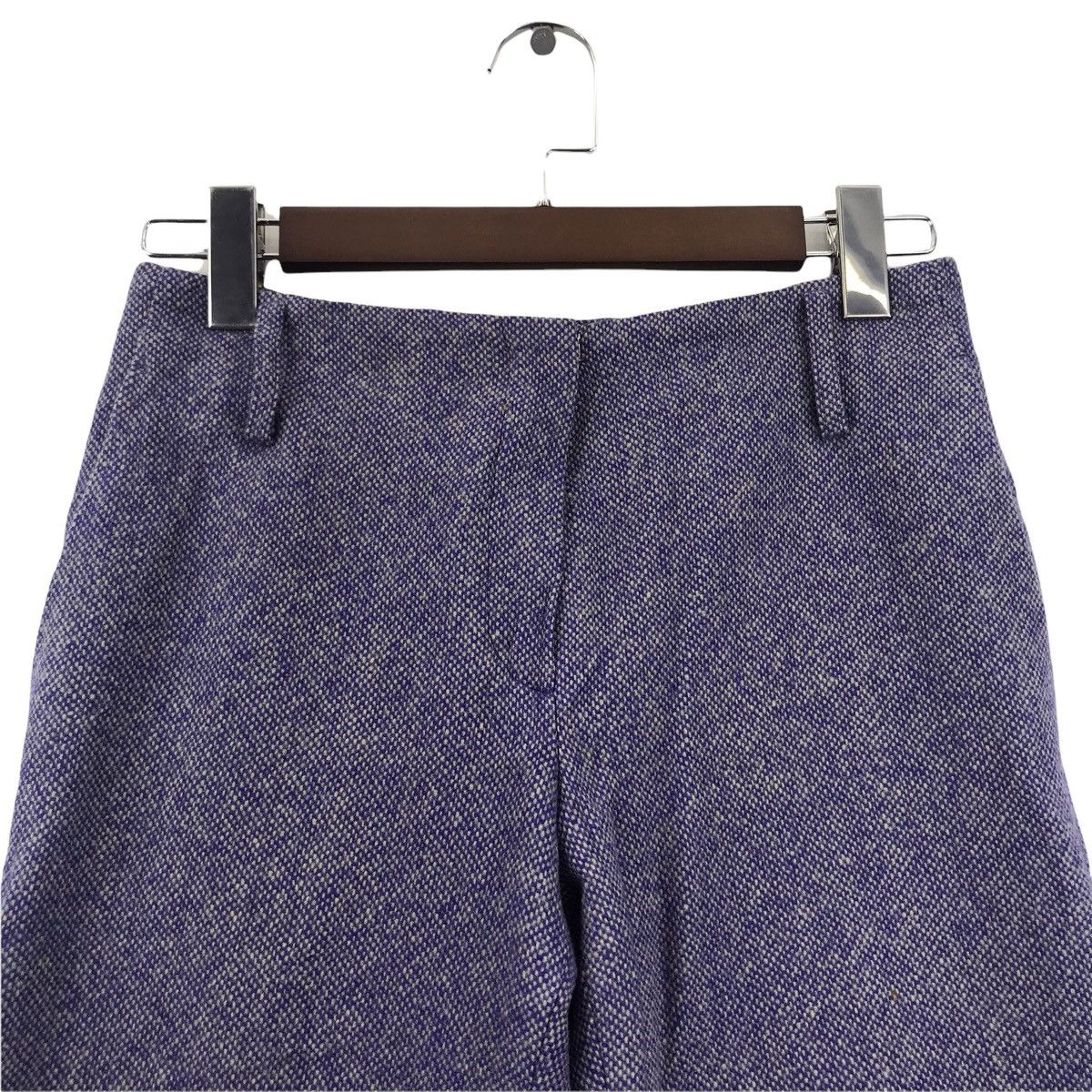 Junko Shimada 49AV JUNKO SHIMADA Herringbone Japanese Brand Wool Trousers Size US 27 - 2 Thumbnail