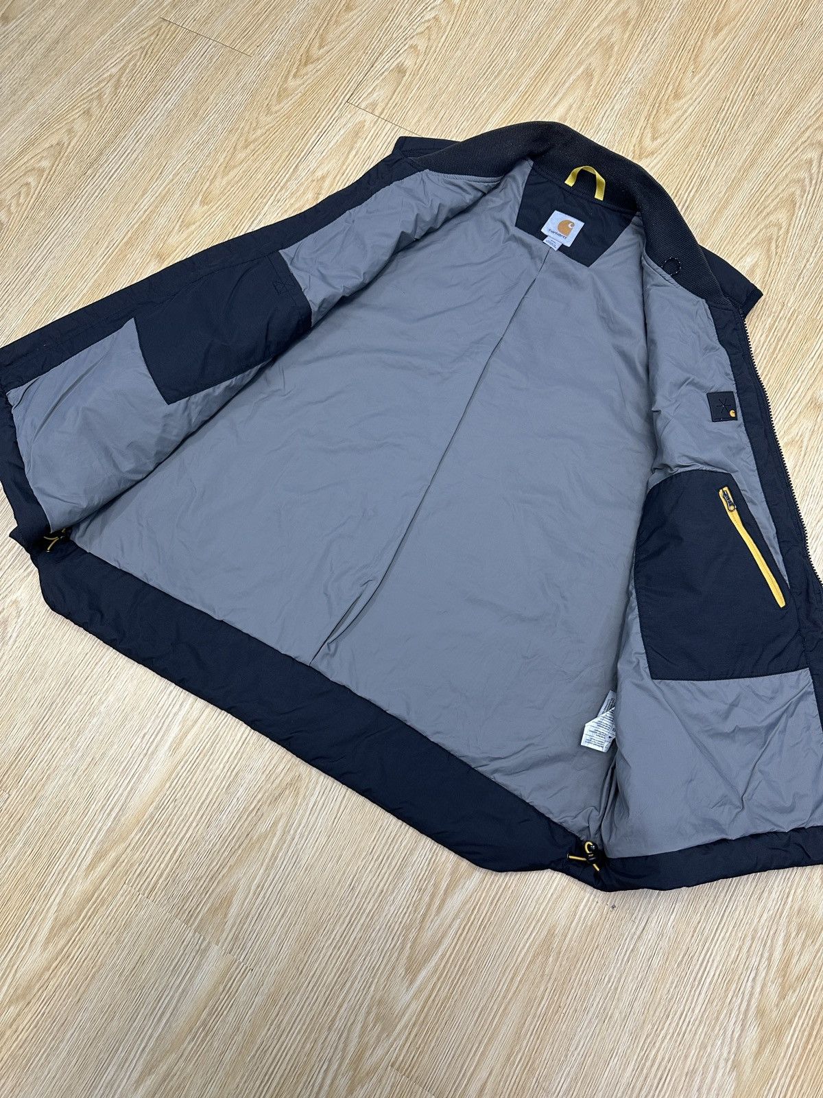 Carhartt × Carhartt Wip × Vintage Vintage Carhartt Canvas Vest Sunfaded Jacket GJ248 Size US XXL / EU 58 / 5 - 4 Thumbnail