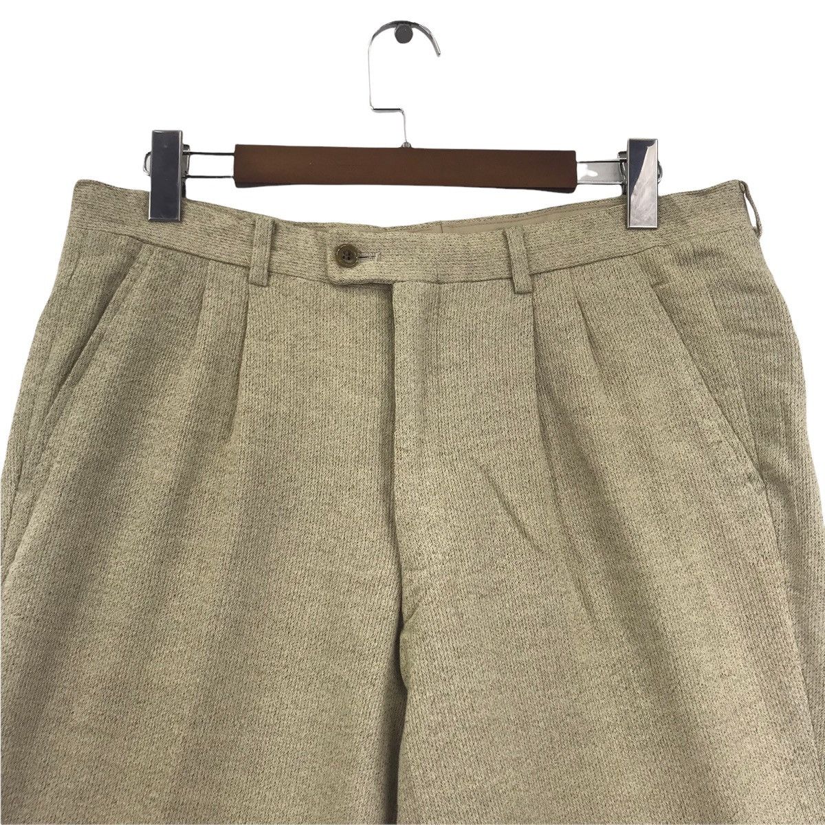Lanvin LANVIN HERRINGBONE PARIS Brand Designer Wool Trousers Pant Size US 35 - 2 Thumbnail