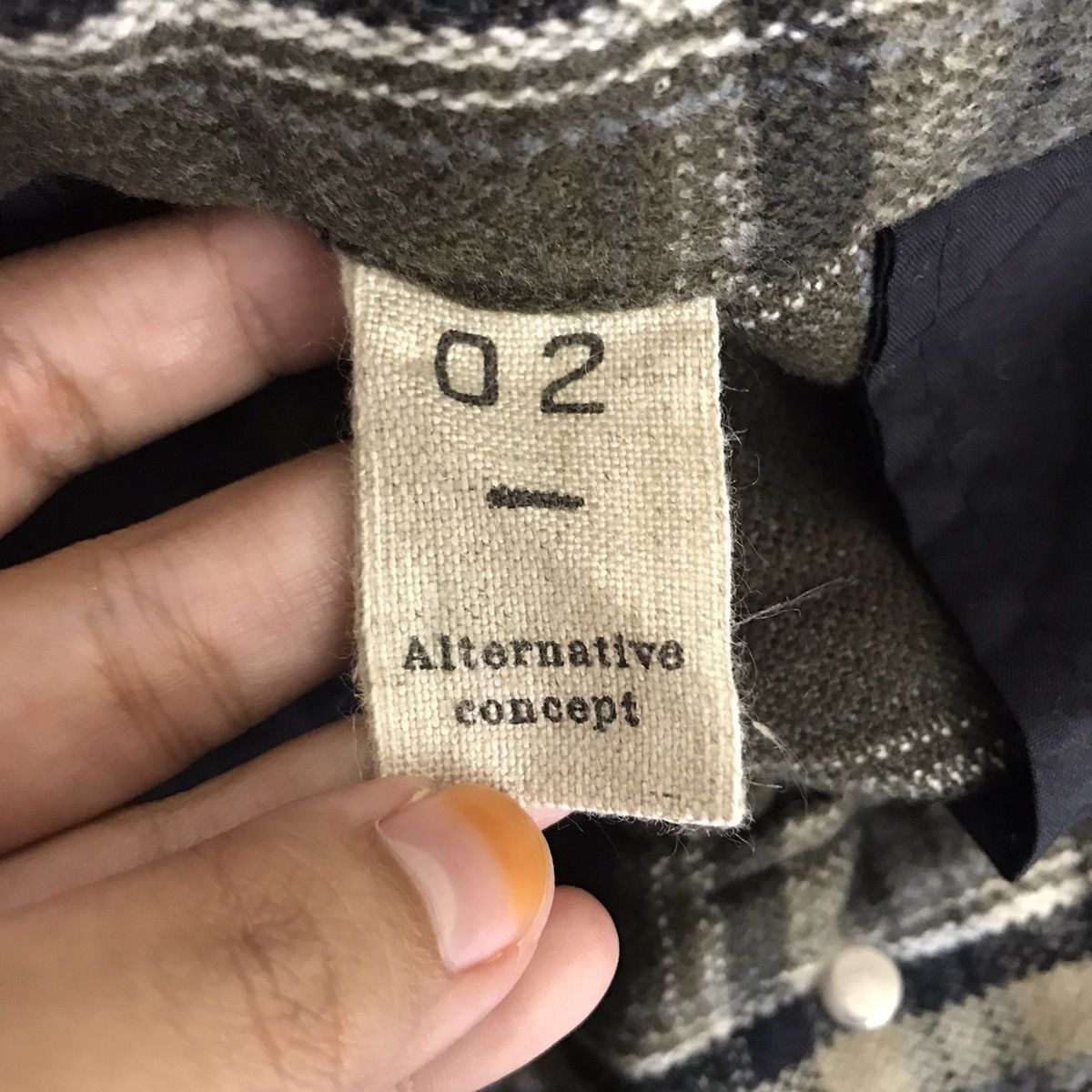Japanese Brand 02 ALTERNATIVE CONCEPT JapaneseBrand Multi Pocket TartanWool Size US 29 - 4 Thumbnail