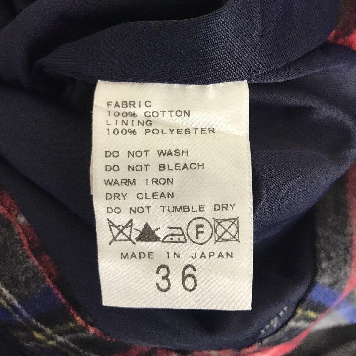 Japanese Brand LIMITLESS LUXURY Japanese Brand Check Tartan Wool Trousers Size US 27 - 4 Thumbnail